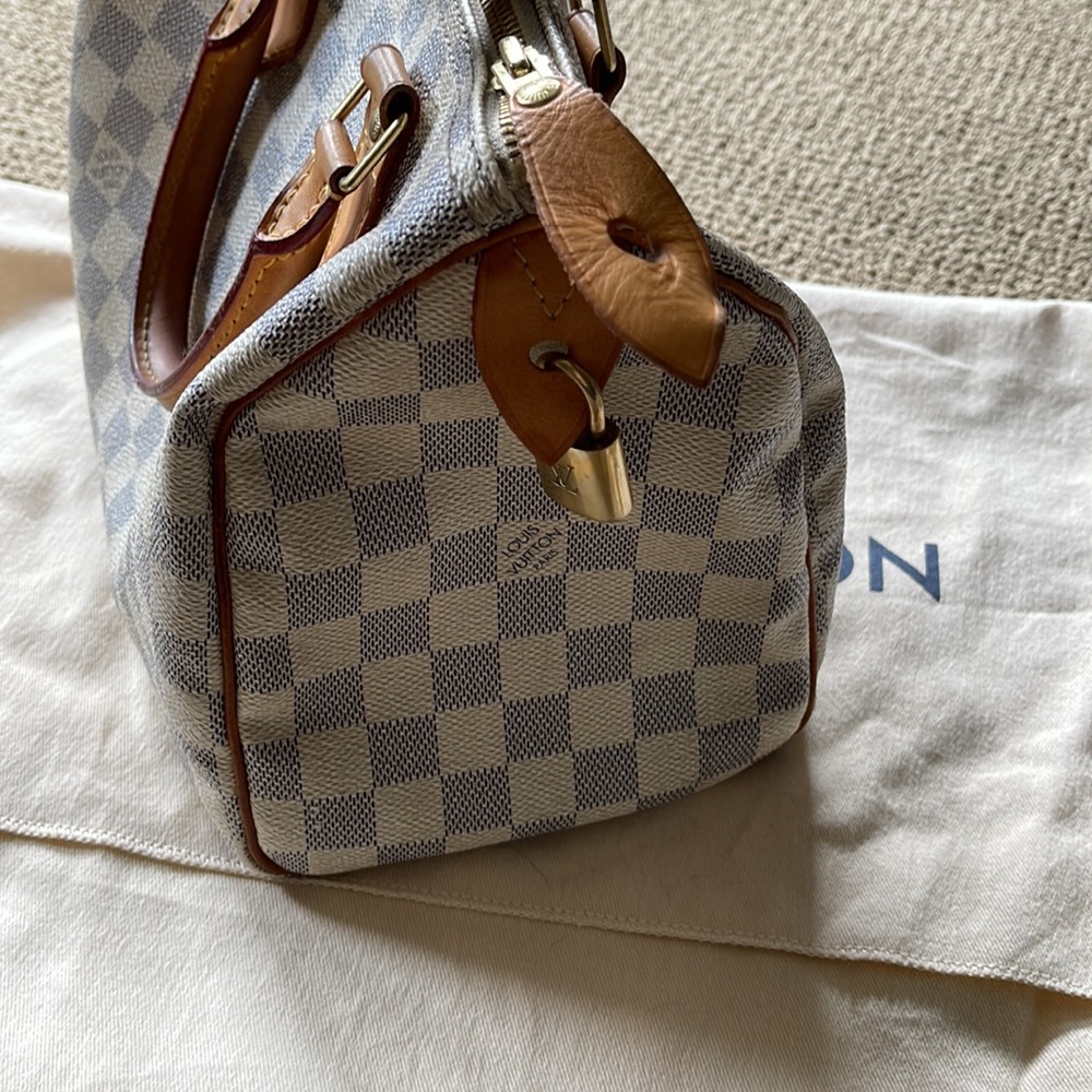 Louis Vuitton Authentic Damier Azur Speedy 25 - Picture 7 of 16